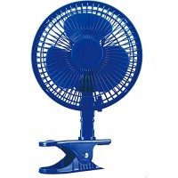 Mainstays 6-Inch Desk/Clip Electric Fan (Blue) (blue) - B06XJBFPDC